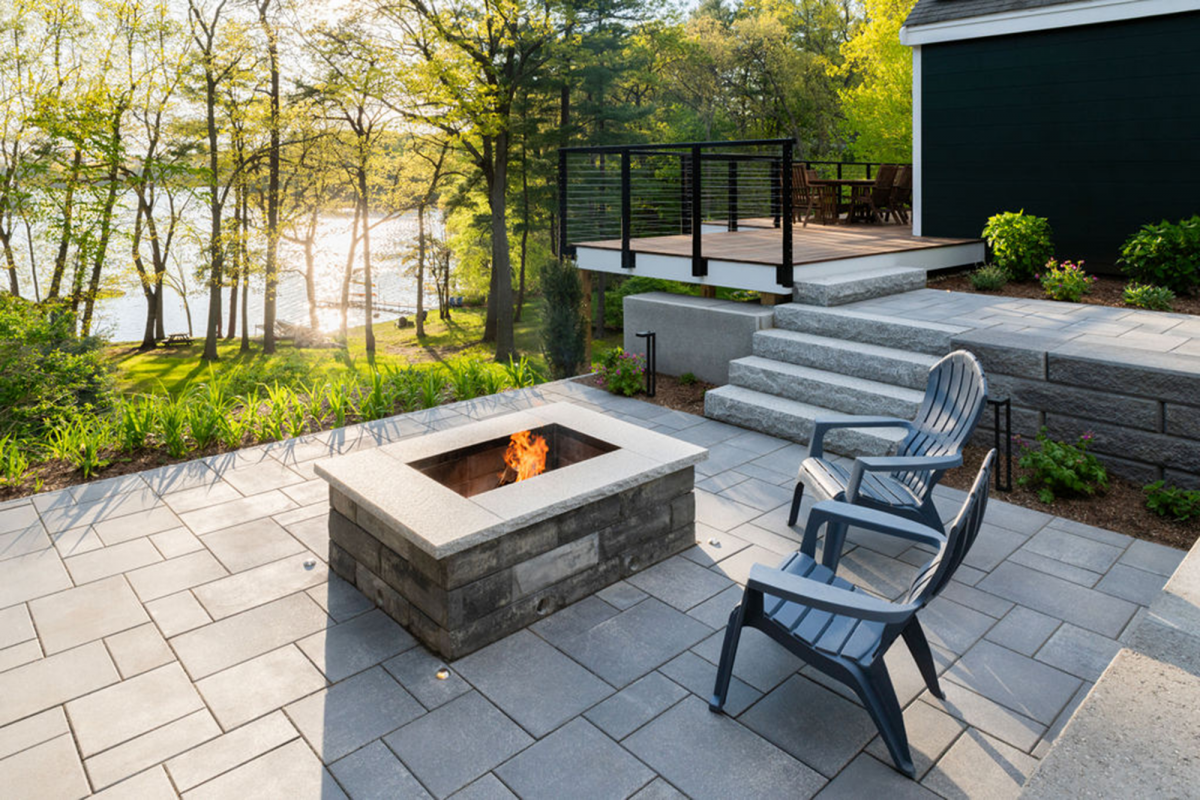 Lake Cochituate Landscape - Contemporary - Curbs Studio Project